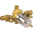 thumbnail image 1 of Gerber Plumbing 3558830 Ceramic Disc Cartridge Pressure Balance Valve, Ips & Sweat with Stops, Rough Brass, 1 of 1