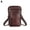 A, variant on Men's Leather Fashion Phone Pouch Belt Bag Shoulder Pack Waist Crossbody Q α◆ ◆т V9W7
