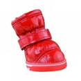 thumbnail image 1 of 4 Pièces Antidérapant Chien Mesh Boots Réfléchissant Chiot Chaussures Respirant Doux Semelle Chien Protecteurs de Pattes Réglables Anti-Dérapant Bottes d'Animaux de Compagnie en Plein Air pour les Petits et Moyens Animaux, 1 of 6
