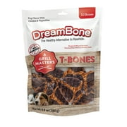 DreamBone Grill Masters T-Bones 10 Count, Rawhide-Free Chews For Dogs