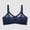 Blue, variant on Wireless Bra for Women Seamless Comfort Bra Full Coverage Everyday T-Shirt Bra Plus Size Lightly Lined Beige,Size XL