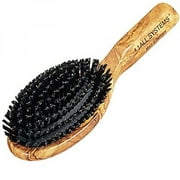 #1 All Systems Pure Boar Bristle Brush With Wooden Handle For Dogs And Cats