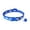 Blue, variant on Goowood Reflective Cat Collar with Bell Adjustable Polyester Breakaway Safety Buckle Collar for Boy and Girl Cats Small Dogs Kitten Collar with Bell