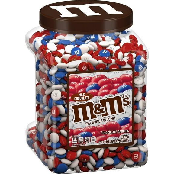 MandMs Milk Chocolate Patriotic Mix (62 Ounce)