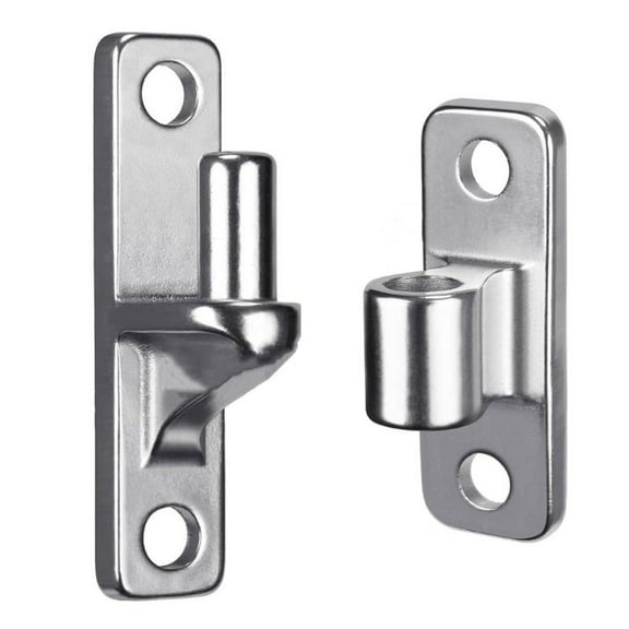 HONCLL Heavy Duty 304 Steel Gate Hinges Wall Mount Door Hinges Smooth Surfaces Door Hinges set for Wooden Fence & Farm gate