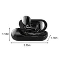 thumbnail image 3 of Oggfader Wireless Earbuds Space Capsule Cute Bluetooth Headset All Inclusive Smart Noise Cancelling Invisible In Ear Wireless Headset Black Black, 3 of 8
