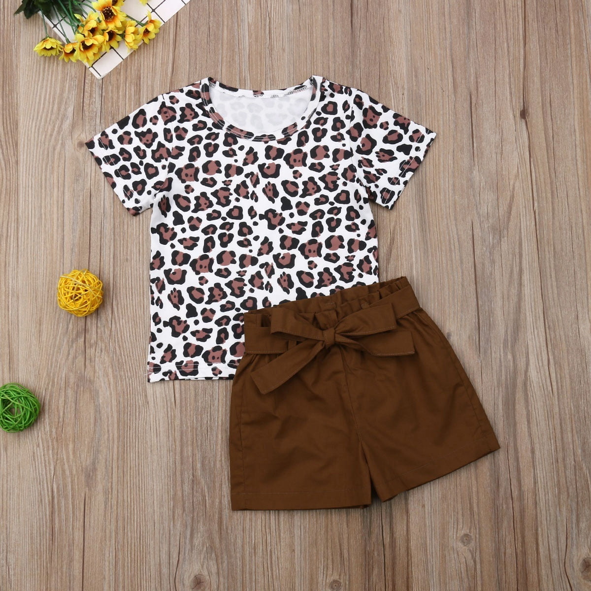 leopard print baby girl outfit