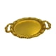 thumbnail image 5 of Bandeja para servir fruta, plato de metal, elegante, versátil, para decoración del hogar, postre, aperitivos 23.5 cmx18 cm, 5 of 9