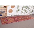 thumbnail image 3 of Oushak Rug, Vintage Rug, 2.5x10 ft Runner Rugs, Turkish Rug, Colorful Rug, 3 of 9