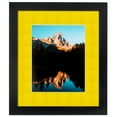 thumbnail image 2 of ArtToFrames 20x24" Matted Picture Frame with 16x20" Single Mat Photo Opening Framed in 1.25" Satin Black and 2" Canary Mat (FWM-3926-20x24), 2 of 8