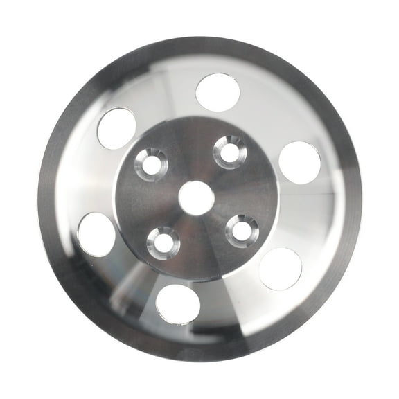 Single Groove Aluminum Long Water Pump Pulley for SBC 265 283 305 327 350 383