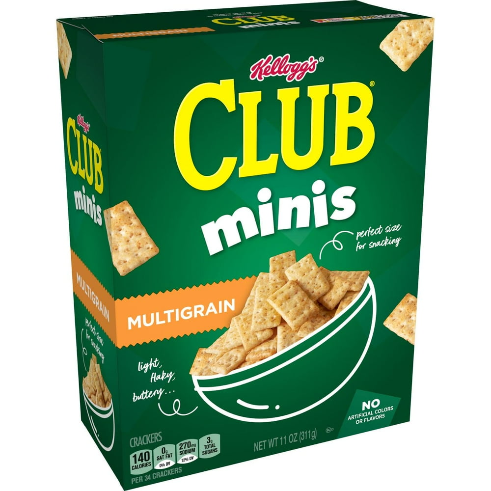 Kellogg's Club Minis, Crackers, MultiGrain, 11 Oz
