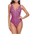 thumbnail image 1 of Birdeem Mode Femme Imprimé Confortable Maillot de Bain Ample Haut Blouse Décontracté Col en V Attrayant, 1 of 9