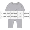 thumbnail image 5 of Newborn Baby Bodysuit for 9-12 Months Baby Long Sleeve Romper Infant Jumpsuit Soft Sleep Play Outfit for Unisex White, 5 of 9