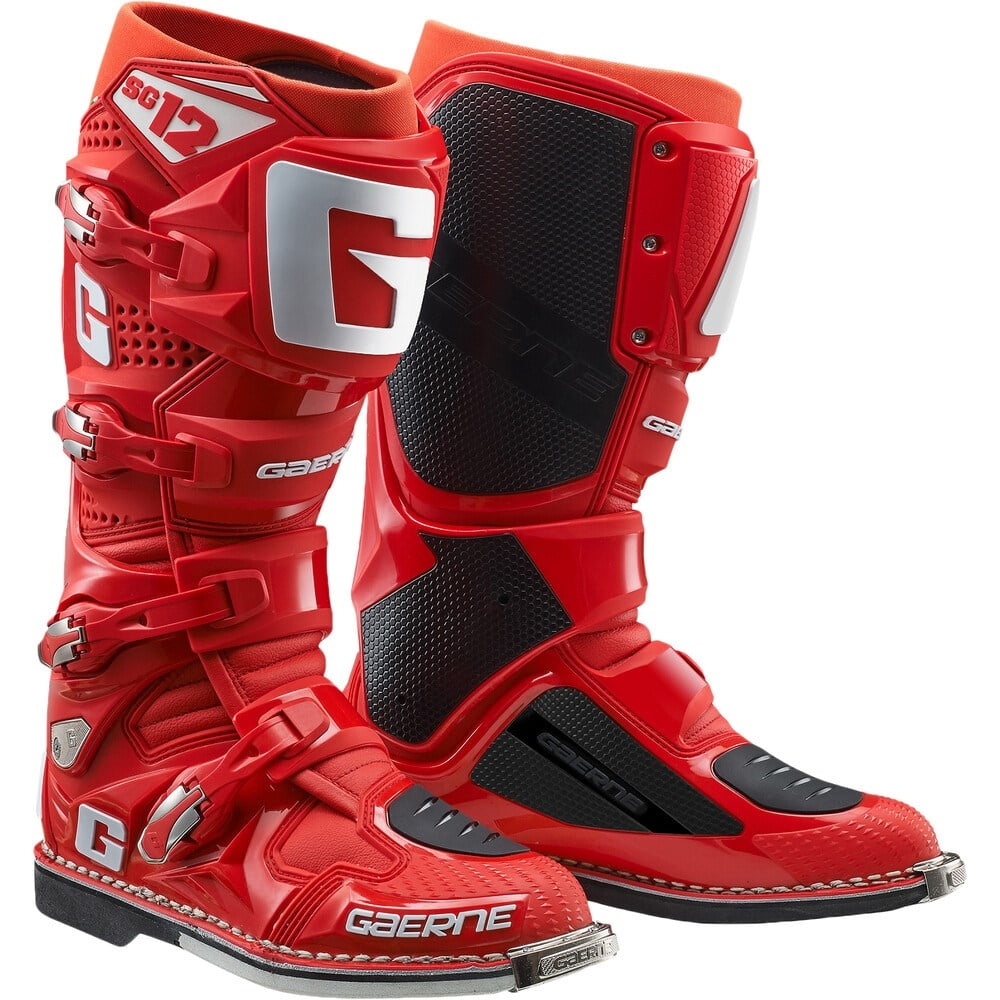 Gaerne SG-12 Mens MX Offroad Boots Red 9 USA - Walmart.com