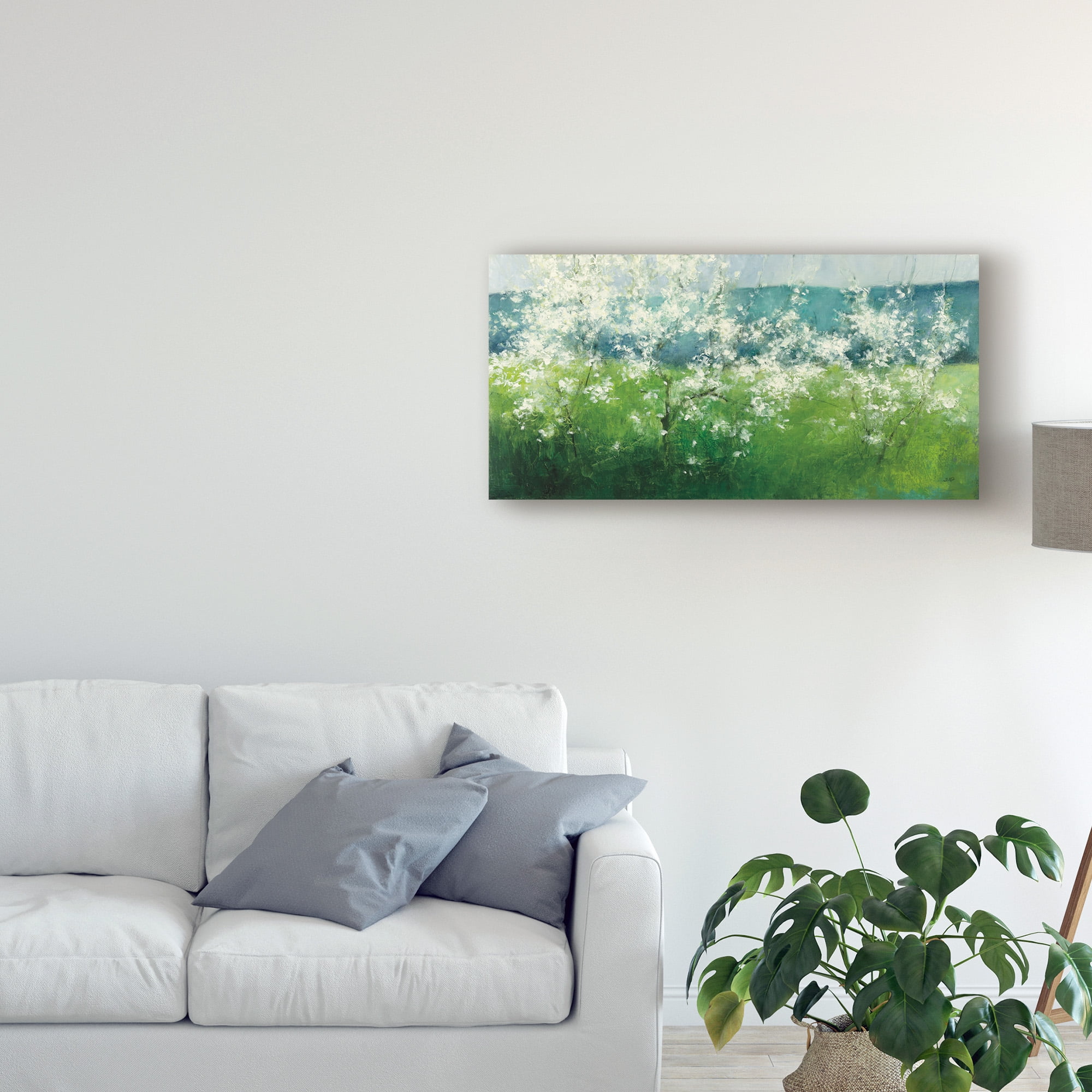 Trademark Fine Art 'Mountain Spring' Canvas Art by Julia Purinton
