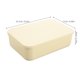 thumbnail image 2 of FOMIYES Caja De Almacenamiento De Plástico Con Color Amarillo Claro Para Hogar Y Oficina, 2 of 8