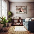 thumbnail image 6 of HFDF Motivational Horse Decor Wall Art For Girls Room Farmhouse Horse Daisy Wall Decor Western Bible Verse Animal Pictures Canvas Prints Painting Modern Artwork For Living Room 20x16inch Framed, 6 of 7
