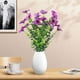 thumbnail image 5 of Flores artificiales de seda violeta – Decoración con hierba artificial primaveral para el hogar, la oficina, bodas y fiestas., 5 of 6