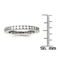 thumbnail image 3 of 925 Sterling Silver Polished CZ Cubic Zirconia Simulated Diamond Ring Size 7 -  Jewelry Gift for Mom, 3 of 3