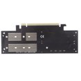 thumbnail image 4 of Adapter Card M.2 Adapter, M.2 NVMe To PCIE X4/X8/X16 NGFF MSATA Expansion Heat Sink Converter 3-disk Expansion Cooling Adapter Card, 4 of 8