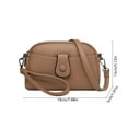 thumbnail image 3 of JeashCHAT Small Crossbody Purse for Women, Soft Leather Crossbody Bag Shoulder Bag Ladies Purse and Handbag for Daily Use Travel Work Shopping, Brown, 3 of 6