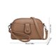 thumbnail image 3 of Bolso de hombro de piel suave lavada para mujer, con múltiples cremalleras, espacioso, de gran capacidad, para uso diario, viajes, trabajo, compras, neceser, de poliéster., 3 of 6