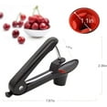 thumbnail image 3 of Cherry Pitter, Stainless Steel Cherry Pitter Tool, Pit Remover for Cherries (Black), 3 of 5