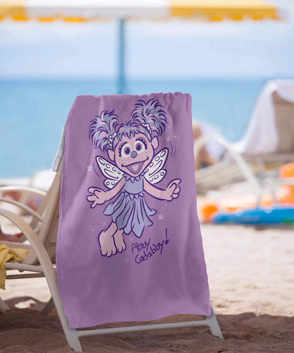 Sesame Street Simple Abby Officially Licensed Beach Towel 30' X 60'