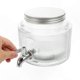 thumbnail image 3 of Beverage Dispenser with Tap for Parties, Glass Drink Container with Spout for Juice and Water Serving, 3 of 4