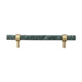 thumbnail image 1 of Tiradores de mármol para armarios, tiradores robustos y elegantes para cajoneras de baño, armarios, muebles de cocina y cómodas. 35x170mm Verde, 1 of 7