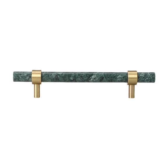 Kuntesetty Marble Cabinet Pulls Cabinet Handle,Reaplcement Elegant Dresser Pulls Hardware for Cupboard Dresser Drawers Kitchen Wardrobes 35x170mm Green