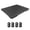 Black, variant on Permanent Home Appliance Sliding Stand With Textured Bottom And Complete Mobility