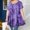 Purple, variant on Plus Size Tops for Women Casual Short Sleeves T Shirts Flowy Blouses