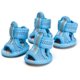 thumbnail image 1 of pares de botas para perros, calcetines para perros, calcetines antideslizantes para perros, zapatos para perros, botas para perros grandes, patas lesionadas, impermeables, azul, talla 1, 1 of 5