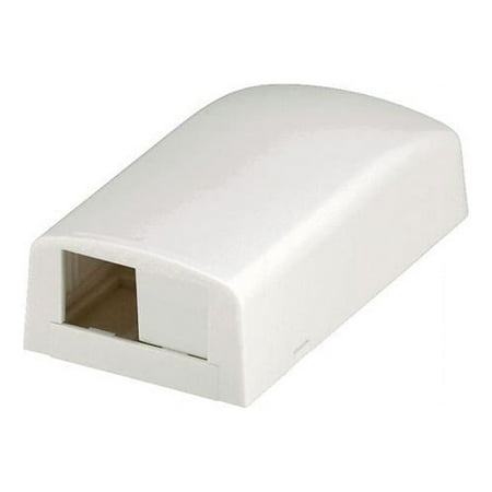 UPC: 0074983032037 | Panduit Mini-com Surface Mount Box White 2 Ports