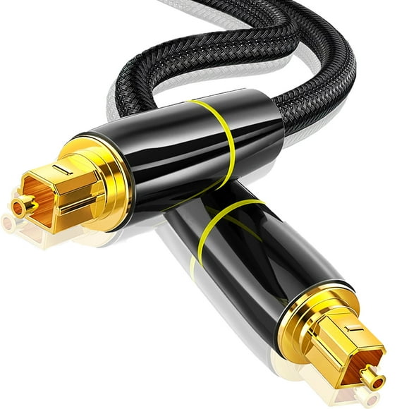 Optical Cable 3m Digital Audio Cable Toslink - Digital Audio Cable for Stereo, Home Cinema, Soundbar, TV, Xbox, PS