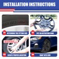 thumbnail image 3 of Wheel Rims Covers 16 inch 4 Pieces ,for 2019-2025 Nissan Altima Compatible with Steel Wheels and Snap On Installation Hubcaps PP Material (Black Matte), 3 of 7