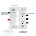thumbnail image 2 of Interruptor basculante Leviton Lever Edge, 15 amperios, 3 vías, paquete de 10 unidades, blanco, 2 of 7