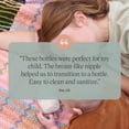 thumbnail image 4 of Tommee Tippee Natural Start Ready for Baby Bottle Set, 5oz and 9oz Anti-Colic Bottles, Slow and Medium Flow Nipples, 0-6 month pacifiers, Self-Sterilizing, Pink, 4 of 9