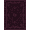 Purple Pink, Pattern 1, variant on ODIKA 8'x10' Washable Area Rug Non-Slip Chair-Friendly Mat Black Gothic Witchy Maximalist Whimsigoth Victorian Floral Design with Roses for Dining Room, Large Office, Lounge
