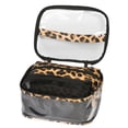 thumbnail image 5 of Inteprter Bolsas de cosméticos de belleza Organizador de artículos de tocador multifuncional de gran capacidad Diseño de cremallera Paquete de Type2 NO2 Inteprter CBP252025, 5 of 5
