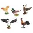 thumbnail image 4 of TISHITA 5 Pcs Mini Animaux de Ferme Modèle Décorations Aides Pédagogiques Jouet de Cognition Simulation, 4 of 8