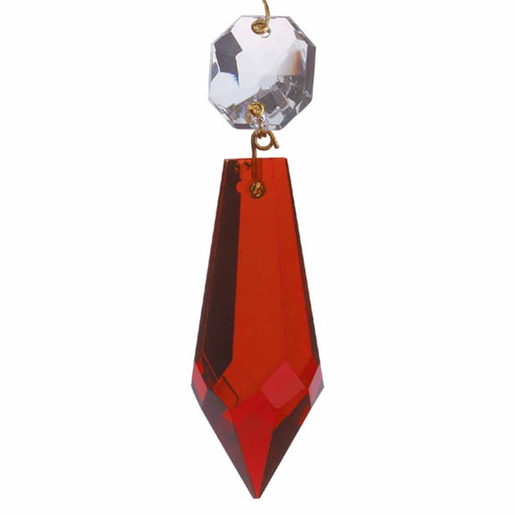 Prisms Red Glass 2" Prism | Renovator's Supply