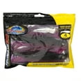 thumbnail image 2 of Tsunami Pro 6" Swim Holographic Shad Softbait, Black Back & Purple, SS6-4-74, 2 of 4