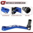 thumbnail image 3 of Palanca de cambio de motocicleta plegable para Yamaha TTR 50cc, pedal de aleación de aluminio, brazo de cambio azul y negro, 3 of 6
