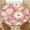 Blush Bloom, variant on ARTSLION Elastic Tablecloth For Round Tables, Waterproof Tablecover For Up To 36in Round Table, Dining Tablecover For Indoor And Outdoor, Holiday, Blue Dot