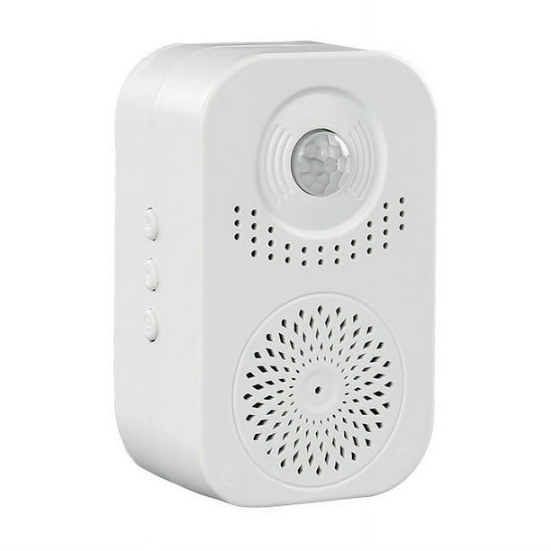 Timbre de bienvenida inteligente con sensor de voz para tienda, recordatorio de bienvenida a casa, alarma