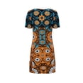 thumbnail image 4 of GZWYHT Robes d'Été, Robes pour Femmes 2025 Robe d'Été à Manches Courtes avec Poche Robe Décontractée Douce Midi, Robes Décontractées, Robe g, Robes de Vacances TG, 4 of 4