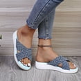 thumbnail image 5 of GERsome Womens Slippers Summer Fashion Sandals Women Dressy Comfy Platform Casual Shoes Summer Beach Travel Slipper Flip Flops, 5 of 6